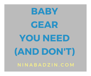 baby gear you need and don't need