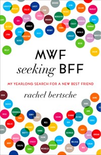 book cover of mwf seeing bff white background and colorful dots