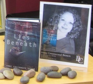 photo of anne greenwood brown and her book lies beneath