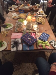My book club's holiday party